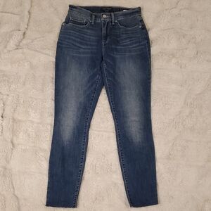 Lucky Brand Mid Rise Skinny Ava 2/26 Raw Hem